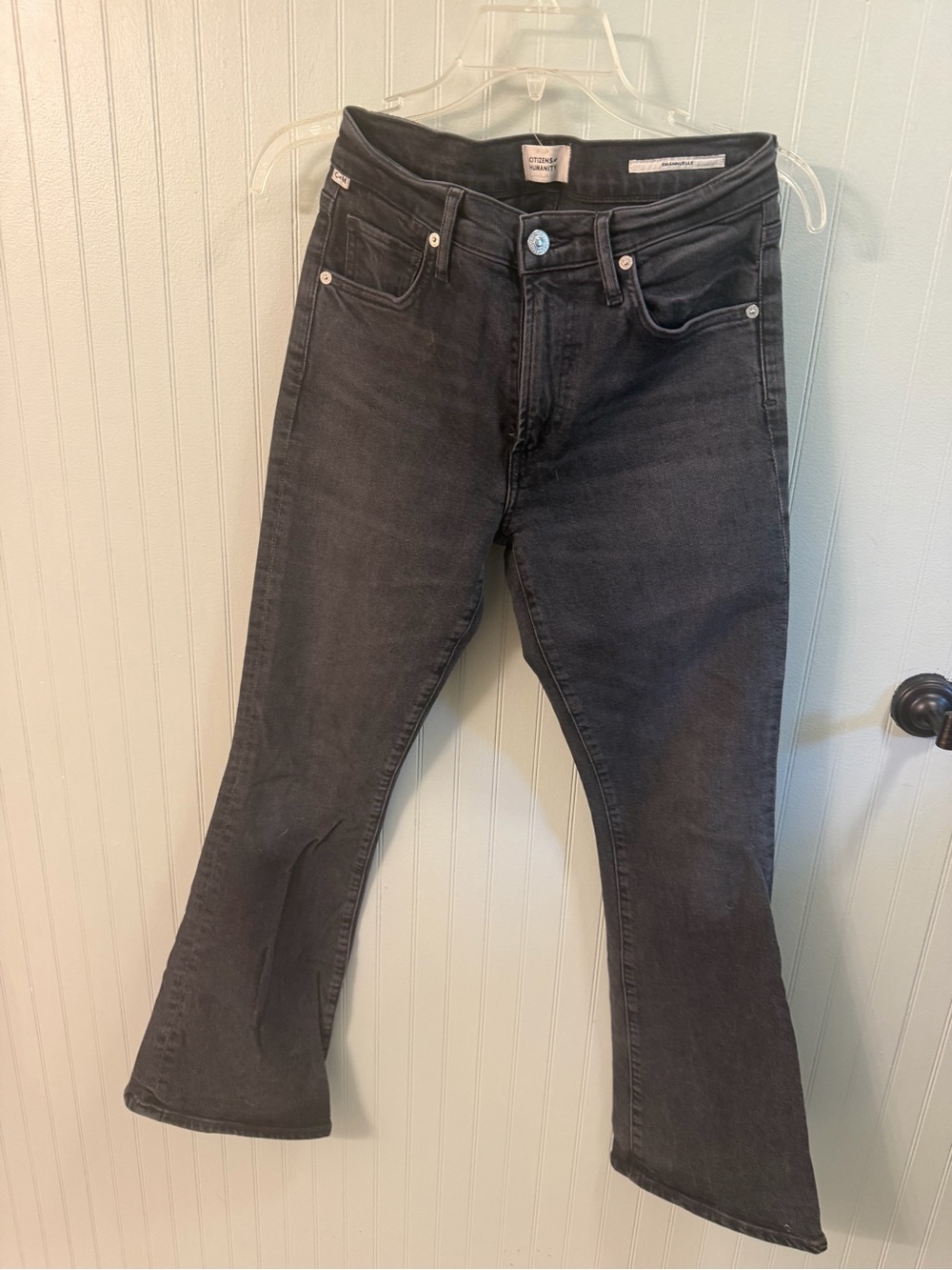 Citizen or Humanity Emannuelle Dark Gray/Black Flared Jeans